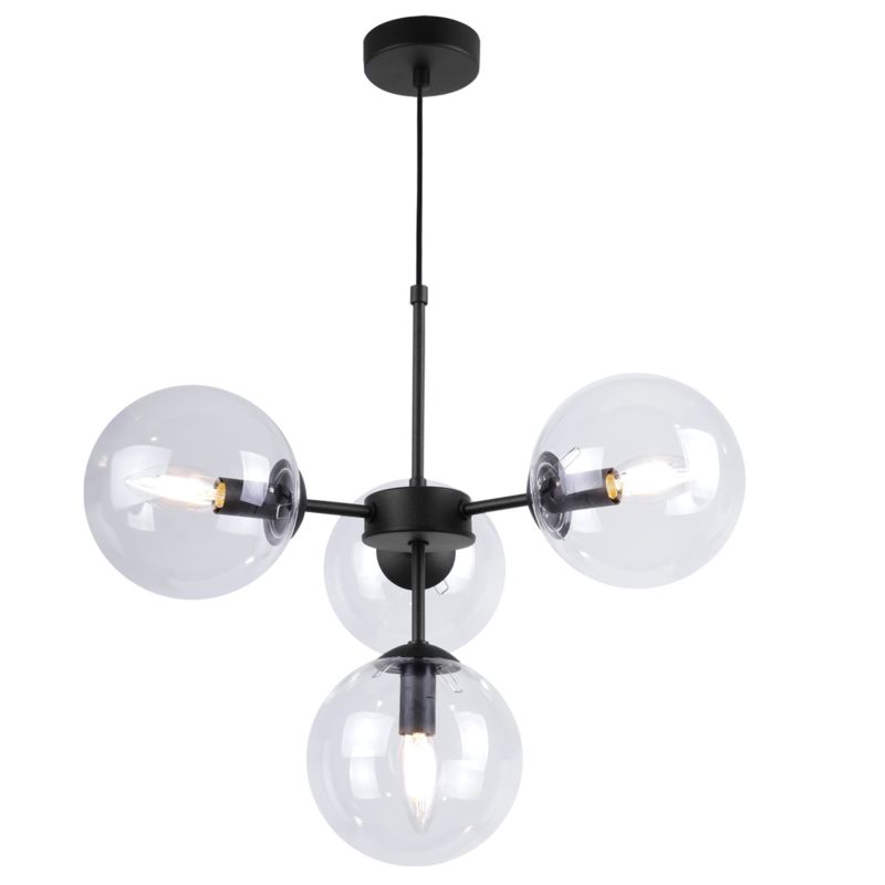 Lampa sufitowa wisząca Light Home LH Imperia 4x E14 60W transparentny 1szt.