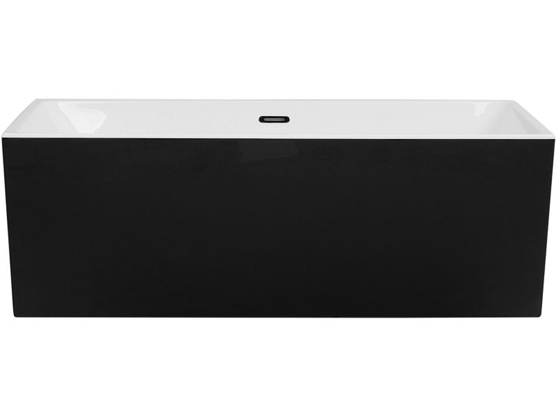 Wanna wolnostojąca 170 x 81 cm czarna Rios 1 szt.