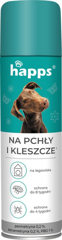 Spray na pchły i kleszcze Happs 250 ml