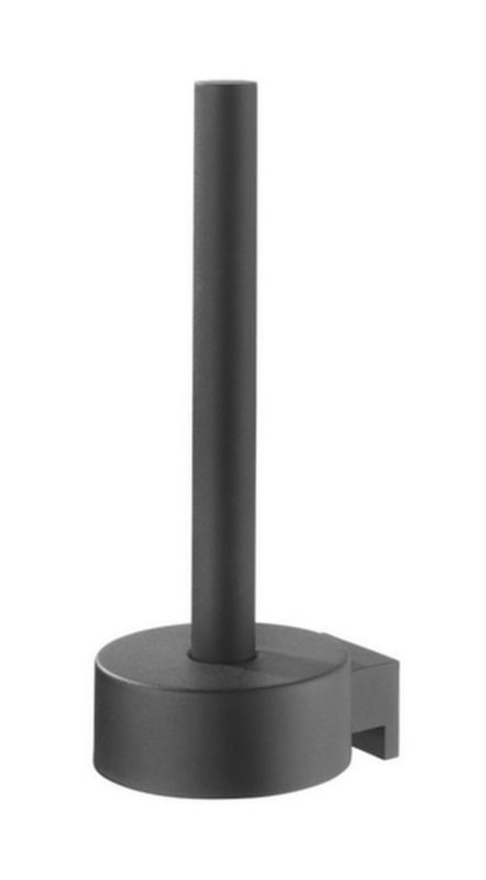 Uchwyt na papier Tiger Bold czarny mat, montaż na klej/kołki Fischer, 1 szt.