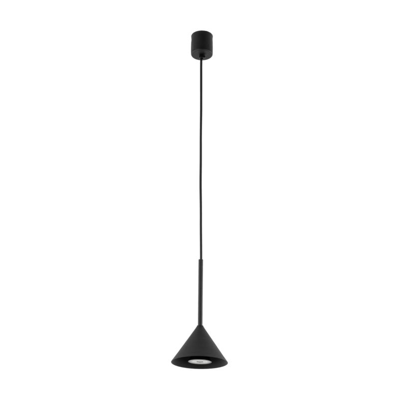 Lampa wisząca TK-Lighting Cono Mini czarny klosz stożek - 1szt.