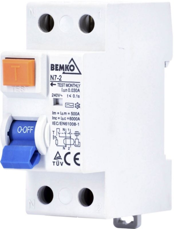 Wyłącznik różnicowoprądowy Bemko AC 2P 25 A 30 mA