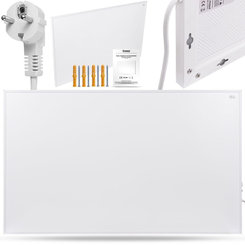 Grzejnik Elektryczny Podczerwień IR Promiennik Cronos Carbon 1000W 1szt