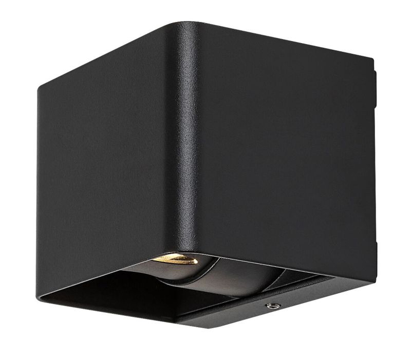 Kinkiet ścienny zewnętrzny Rabalux Hallstatt antracyt LED 10W 3000K 320lm IP54 wym: 8 x 10 x 8 cm aluminium - 1 szt.