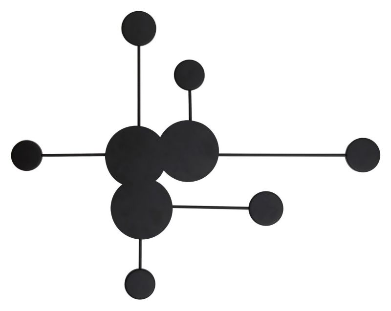 Kinkiet ścienny Rabalux Amadeo czarny styl nowoczesny LED 21W 4000K 1500lm IP20 wym: 74,5 x 96 x 6 cm - 1 szt.