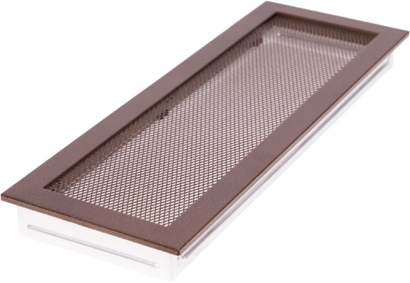 Kratka kominkowa stara miedź 17 x 49 cm