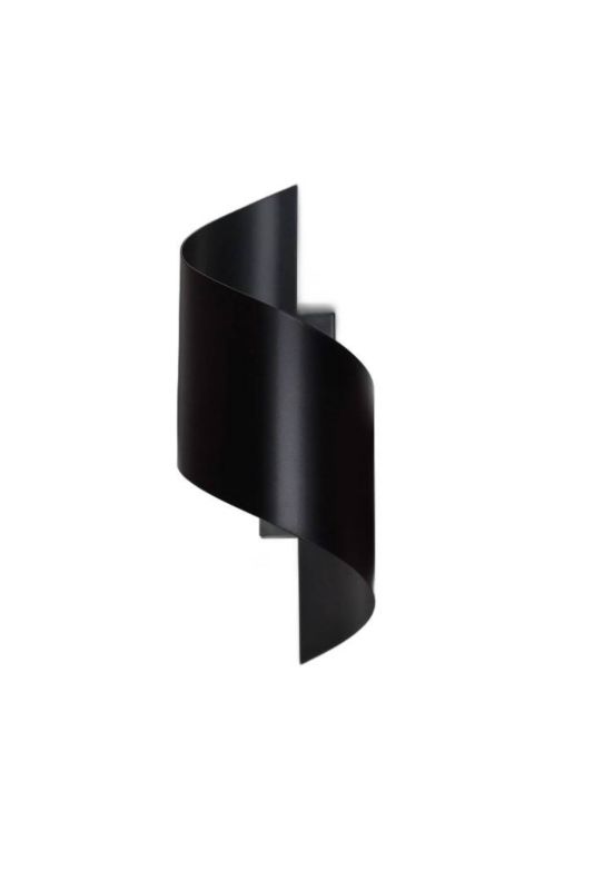 Kinkiet ścienny Emibig Spiner czarny 1 x G9 x 8W IP20 wym: 30 x 14 cm - 1 szt.