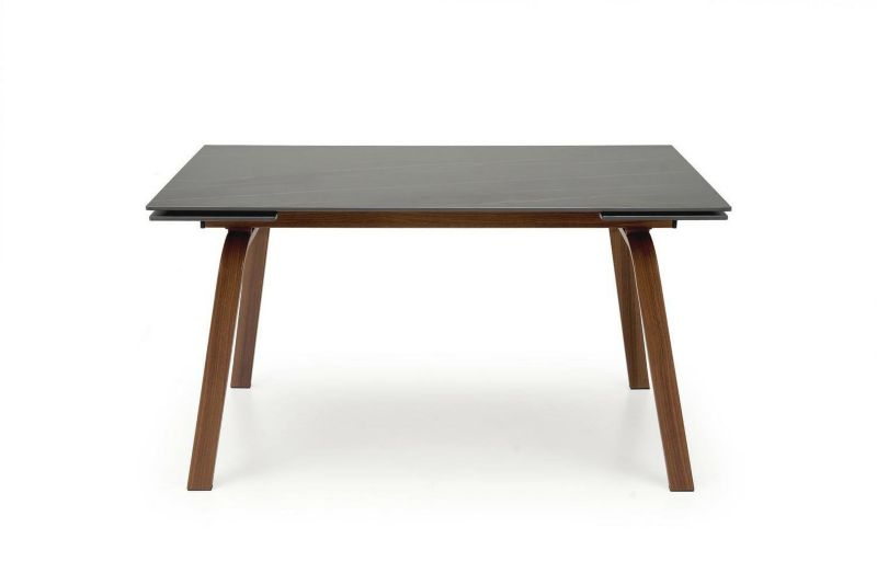 Stół rozkładany Nozel do jadalni i salonu INTESI czarny marmur nowoczesny 140-200 cm granitowy 1 szt.