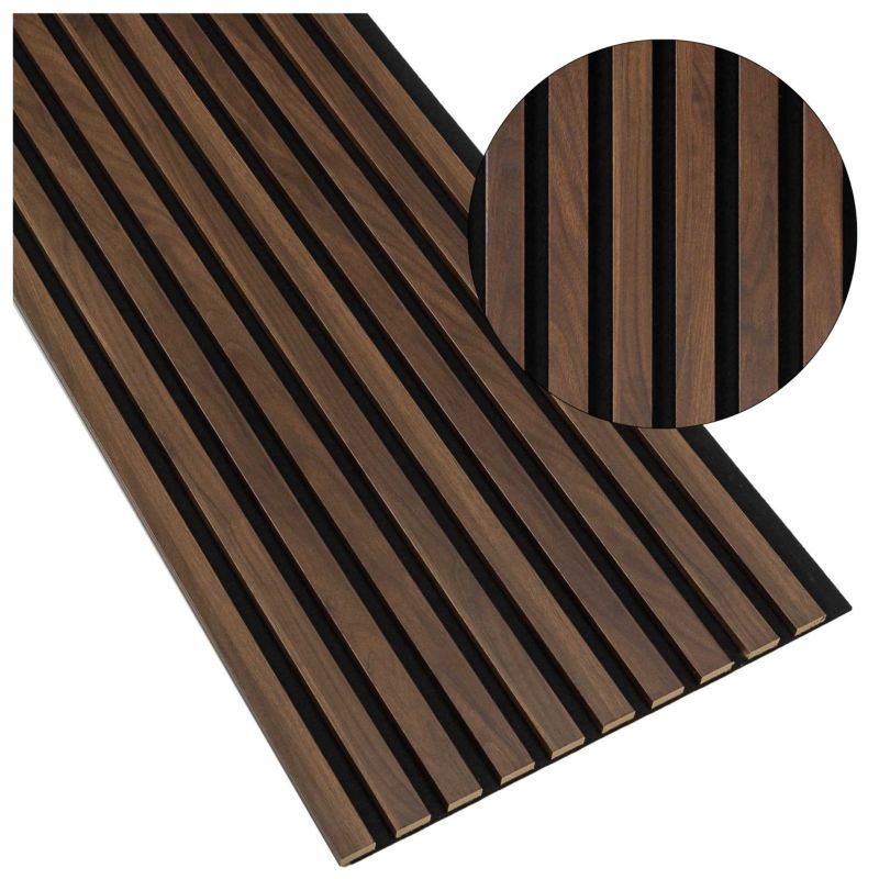 Lamele na Płycie SunWood Panele Dekoracyjne Orzech Columbia 275x46cm 1 szt.