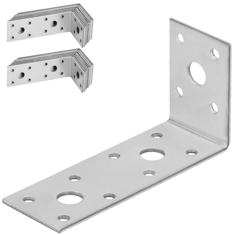 Kątownik ciesielski KOTARBAU nierdzewny ocynkowany 100x50x35 mm 25 szt.