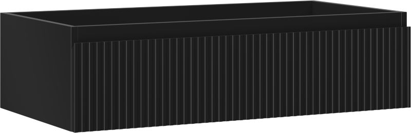 Szafka podumywalkowa Mexen Rivel czarna mat 90 cm 1 szuflada 1 szt.