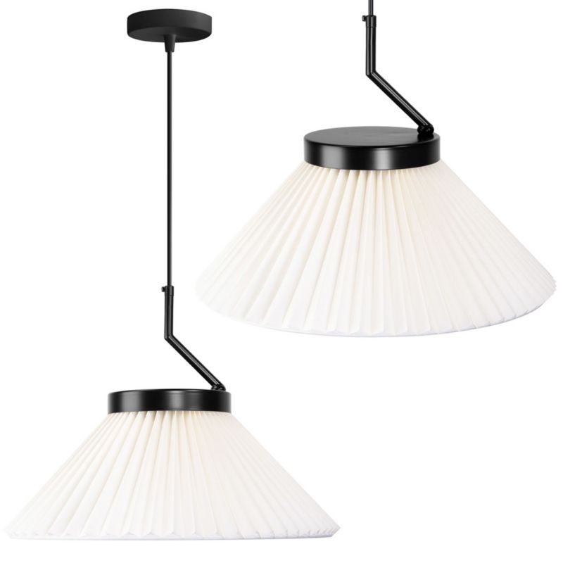 Lampa Sufitowa Wisząca Toolight App1670-1Cp Czarny Biały 1 Szt
