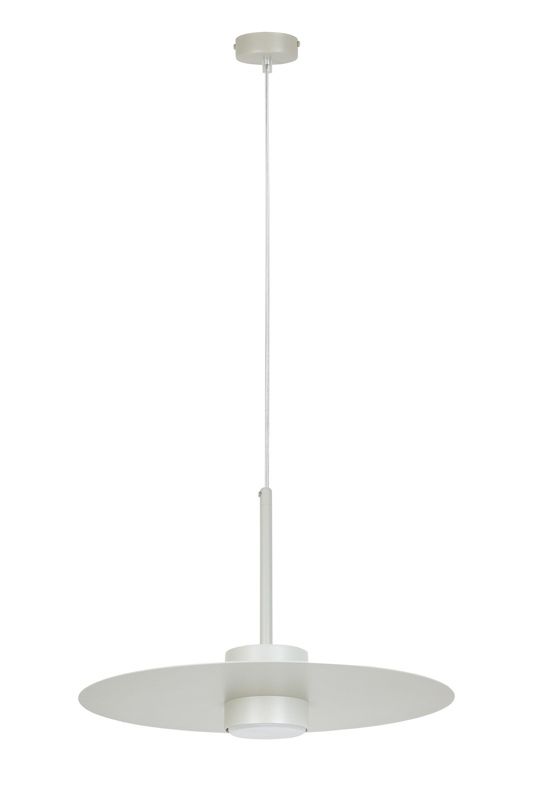 Lampa wisząca Sigma Lighting Charlie 2036 jasny szaro-beżowa minimalistyczna 1xGX53 x 12W 1 szt.