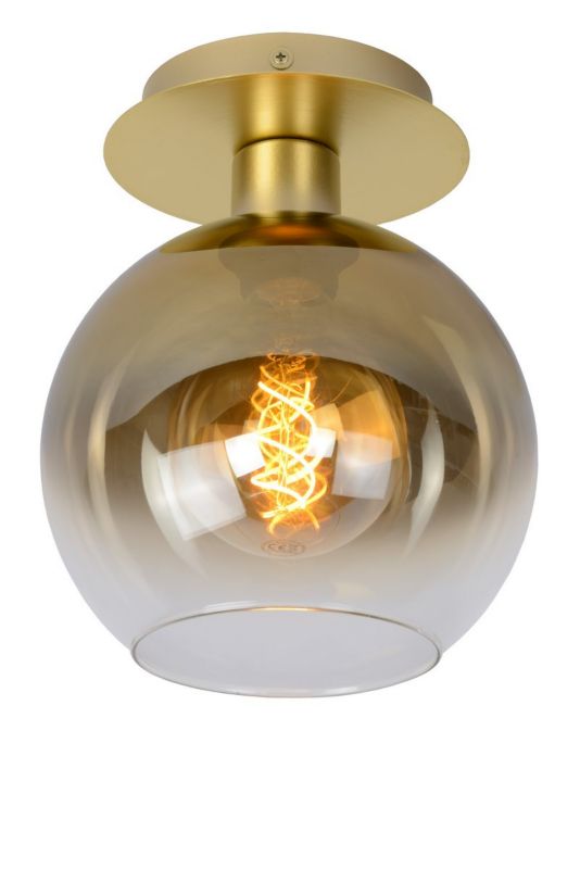 Lampa sufitowa wisząca Lucide Marius 0977 złoty matowy szerokość 20 cm 1xE27 x 60W 1 szt.