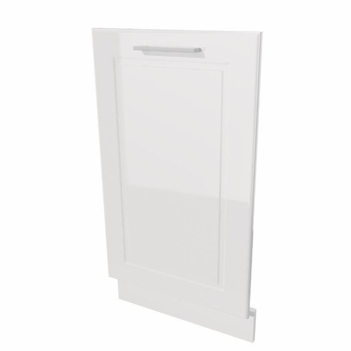 Front Stolkar do zabudowy zmywarki 45 NATALIA PZ biały połysk 1 szt.