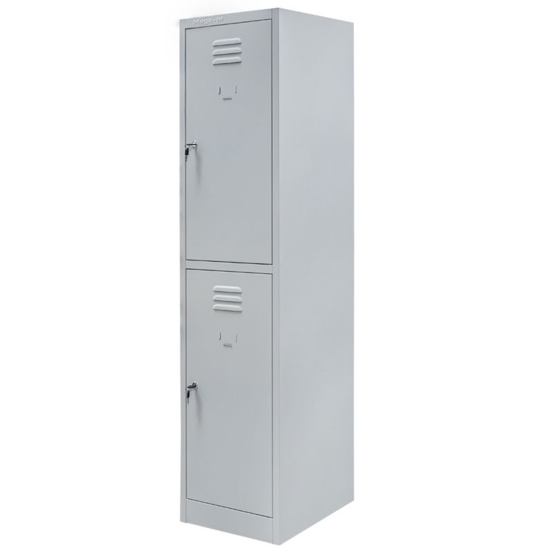 Szafka ubraniowa Skrytkowa BHP Mega-M 2 drzwiowa Szara 40x50x180cm 1szt.