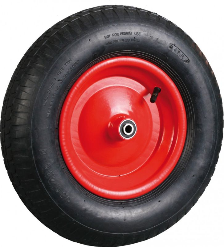 Koło do taczki 4 x 8 cm felga metalowa
