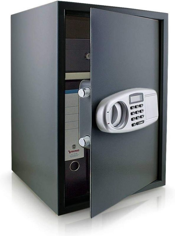 Sejf elektroniczny Bituxx grafitowy 1 szt