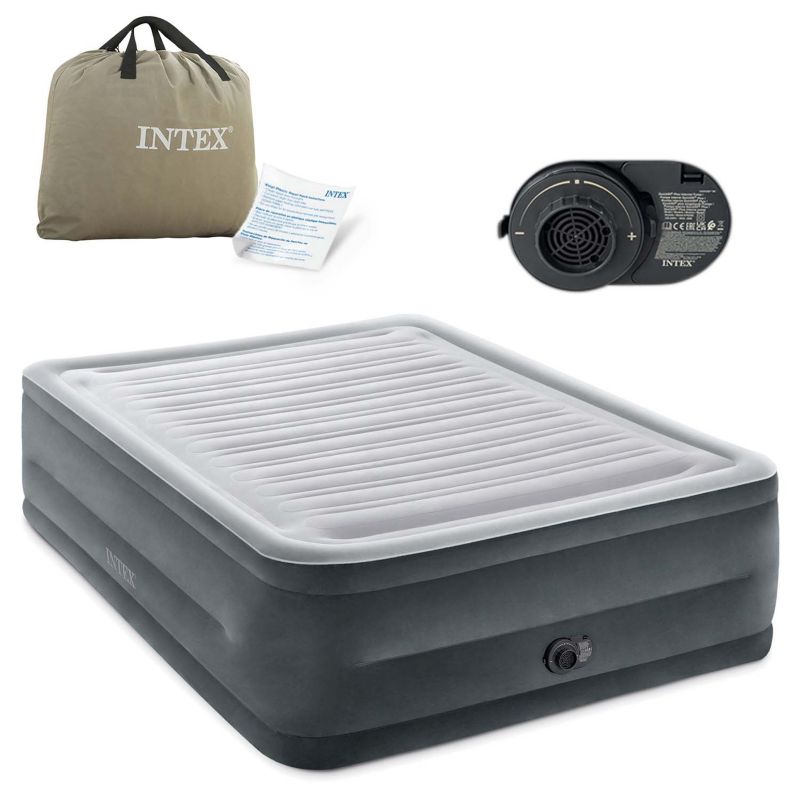 Materac dmuchany Intex 64418ND dwuoosobowy z wbudowaną pompką 203x152x46 cm 1szt.