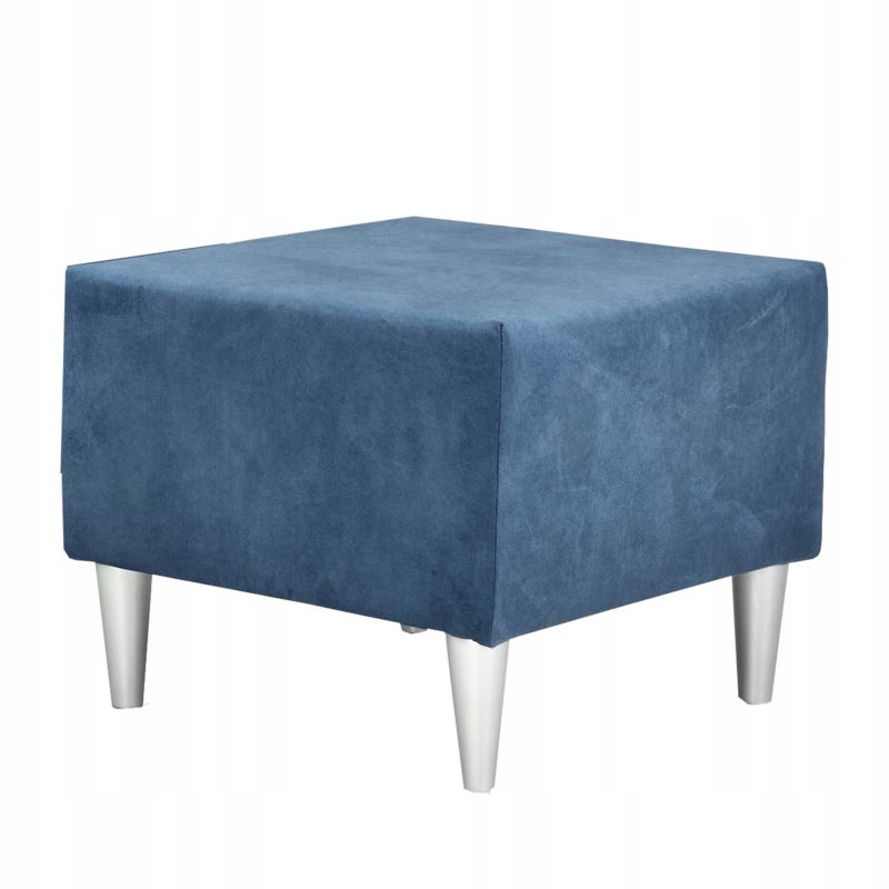 Pufa do salonu podnóżek Family Meble Ari niebieski 1szt