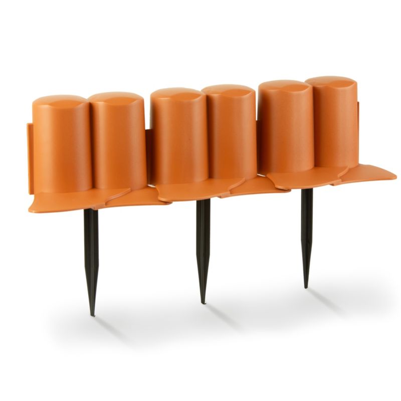 Płotek EDANTI Ogrodowy 3,02 m Obrzeże Trawnikowe Palisada Terakota 1 szt.