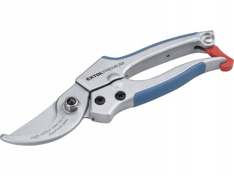 Sekator ogrodowy Extol stalowy mocny do kwiatów i gałęzi 200mm 1 szt