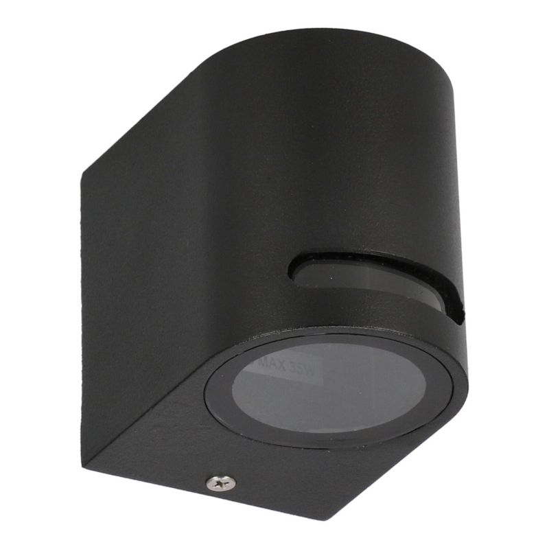 Ogrodowa oprawa elewacyjna kinkiet Edo Vira 1 GU10 czarno-biały IP54 1 szt.
