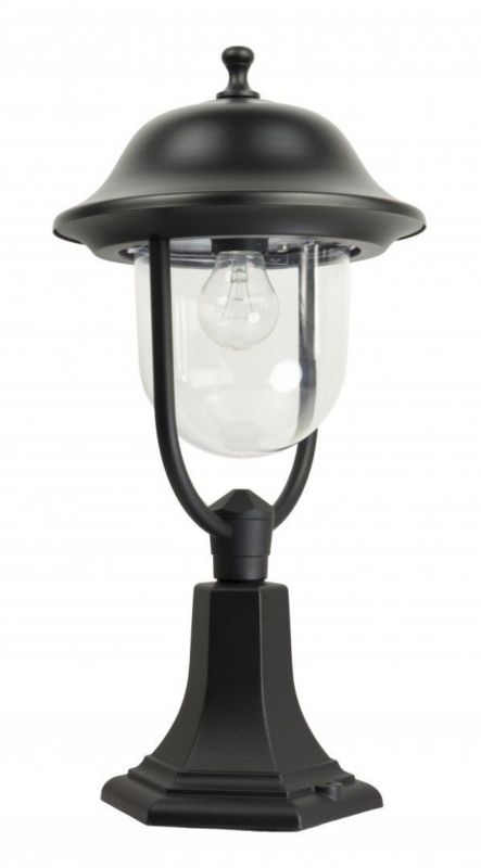 Lampa ogrodowa stojąca SU-MA Prince czarna 1 x E27 x 60W IP43 wym: 55 x 25 x 25 cm - 1 szt.