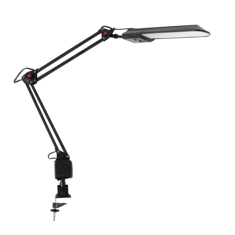 Lampka biurkowa Kanlux Heron Ii czarna LED 4.8W 4000K 430lm IP20 wym: 94 x cm metal - 1 szt.