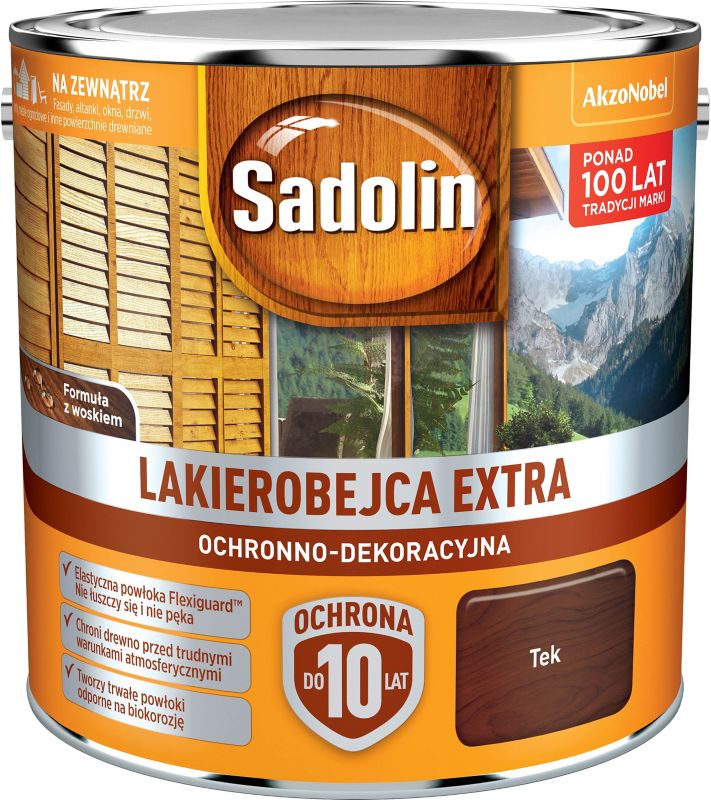 Lakierobejca Sadolin Extra tek 2,5 l