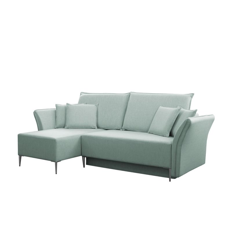 Narożnik z funkcją spania MIRJAN 24 Bregi miętowy + srebrny 1 szt.