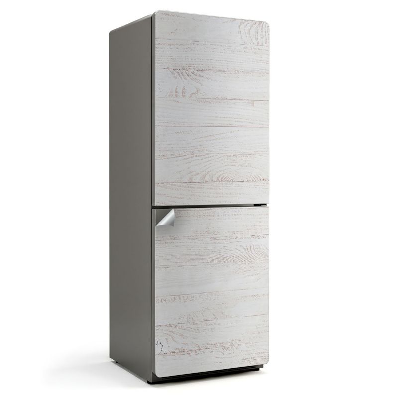 Ochronna naklejka na lodówkę Wallfluent 70x190 cm Drewniany wzór desek 1 szt.