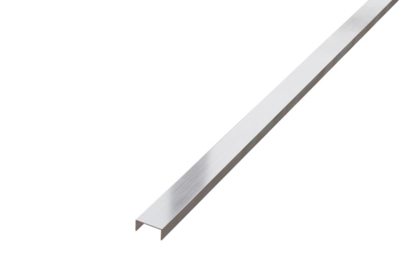 Profil metalowy rektyfikowany U Lambro srebrny matowy 2cm x 270cm 1 szt.