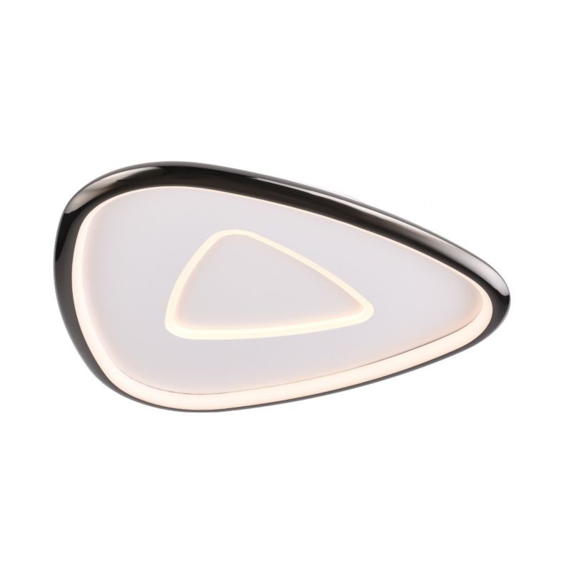 Lampa sufitowa Zuma Line Getafe biało-czarny chrom wym: 6,3 x 56 x 56 cm wbudowany LED 30W 1 szt.