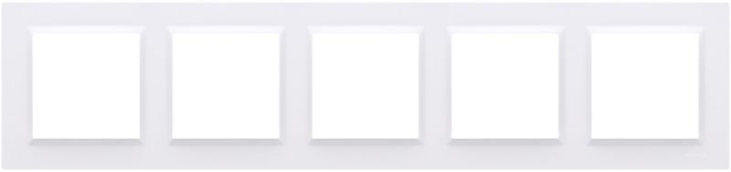 Ramka pięciokrotna Kontakt-Simon S10 uniwersalna biała