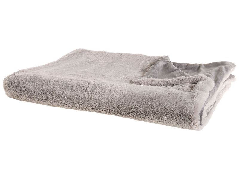 Koc Chaab 200 x 220 cm Jasnoszary 1 szt.