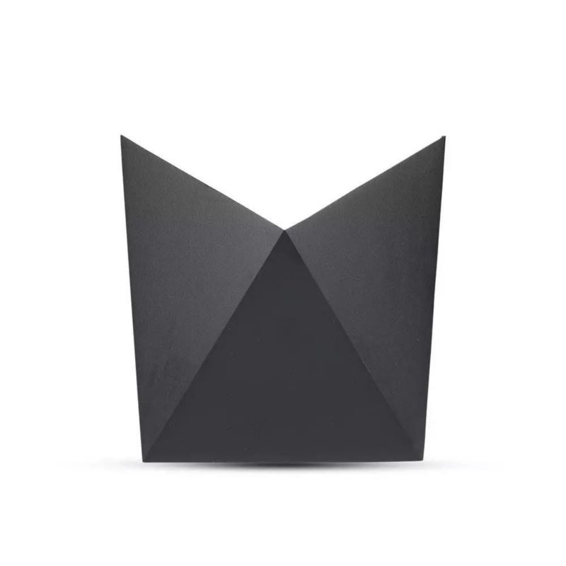 Kinkiet ścienny V-TAC 825 czarny LED 5W 3000K 568lm IP65 wym: 17 x 17 x 7,5 cm - 1 szt.