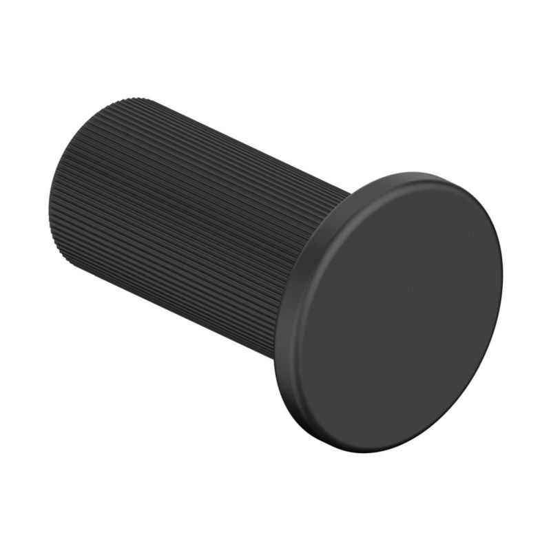 Haczyk na ręcznik Oltens Hamnes czarny mat z mosiądzu, przykręcany 1 szt.