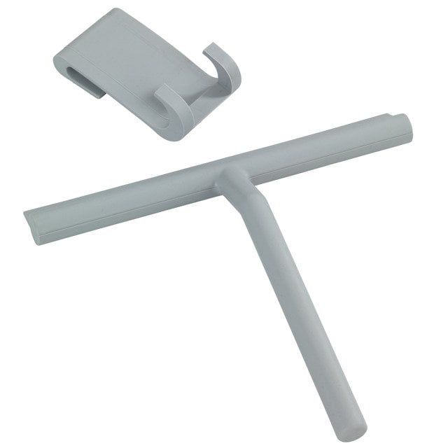 Ściągaczka do wody Wenko Mola szary, 24 cm, uniwersalny uchwyt bez wiercenia, 1 szt.