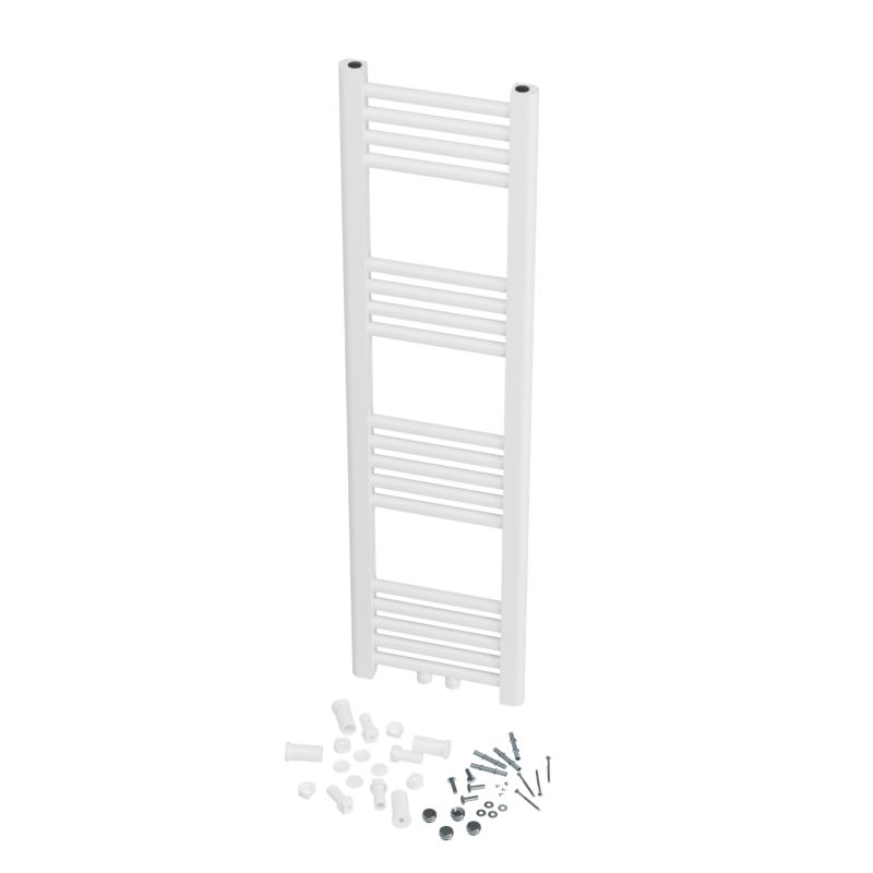 Grzejnik Łazienkowy Drabinkowy Granitan Raven 30x120cm Biały 1szt.