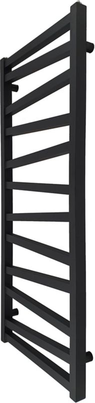 Grzejnik łazienkowy Cyrkon 119 x 50 cm czarny mat