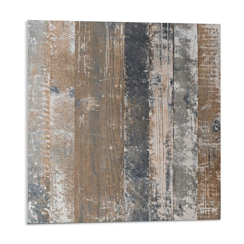 Kafelki samoprzylepne Wallfluent 30x30 cm Rustykalne deski w harmonijnym stylu 9 szt.