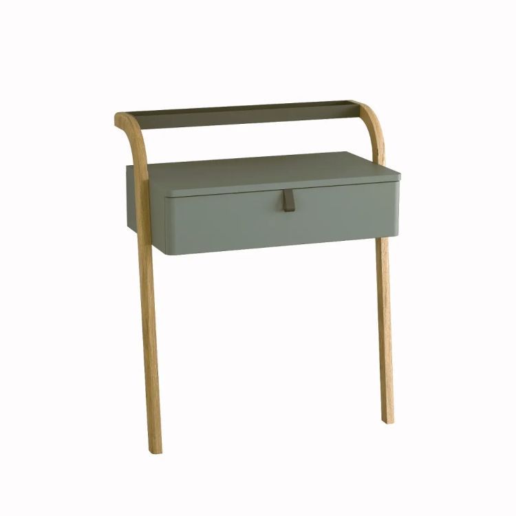 Toaletka łazienkowa KROFAM MOSS 70 cm szaro-zielony półmat 1 szt.