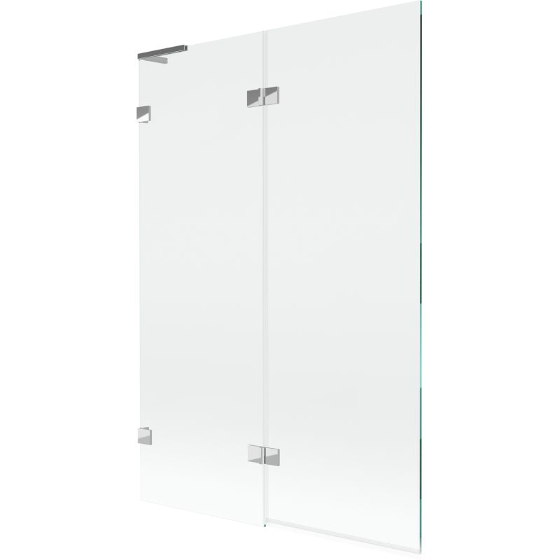 Parawan nawannowy ruchomy Mexen Lunar L transparent 120x150 cm 2-skrzydłowy 1 szt