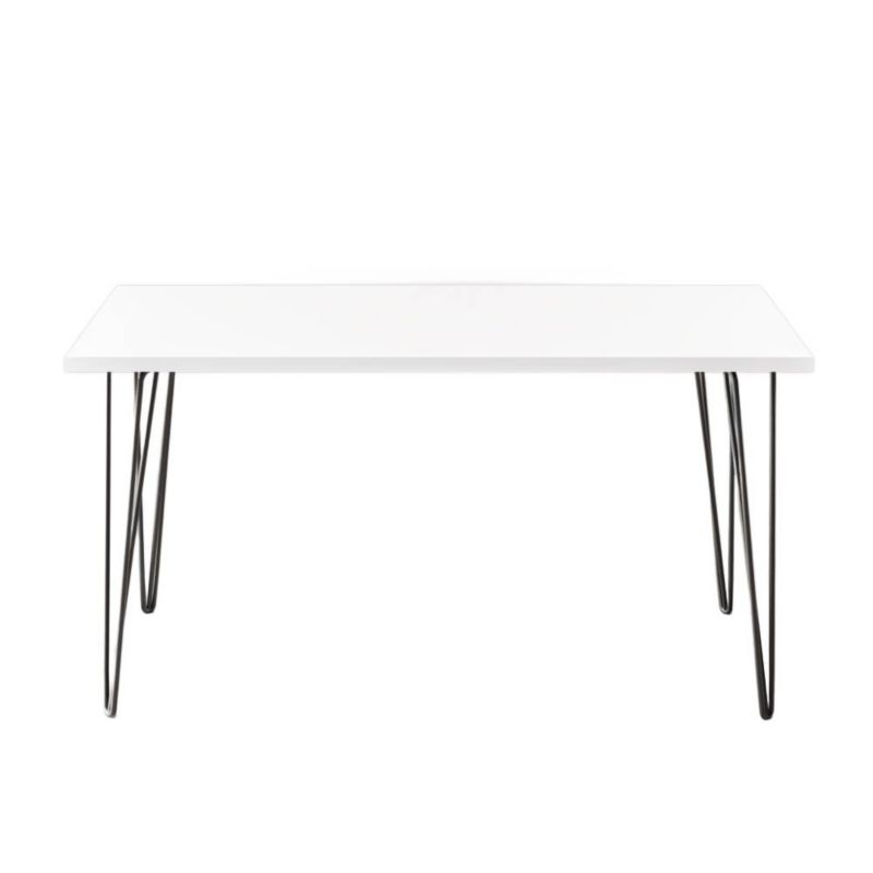 Biurko KOLM prostokątny 138 x 68 cm VOSS Biały 1szt.