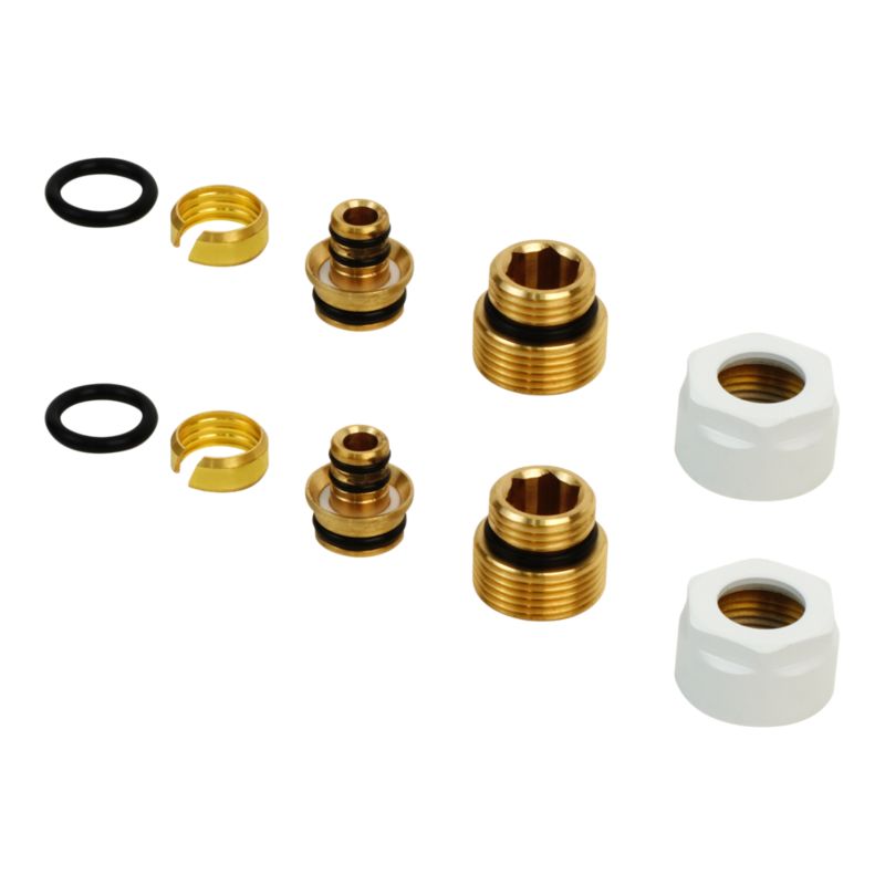 Zestaw zaciskowy do systemu PEX GoodHome biały