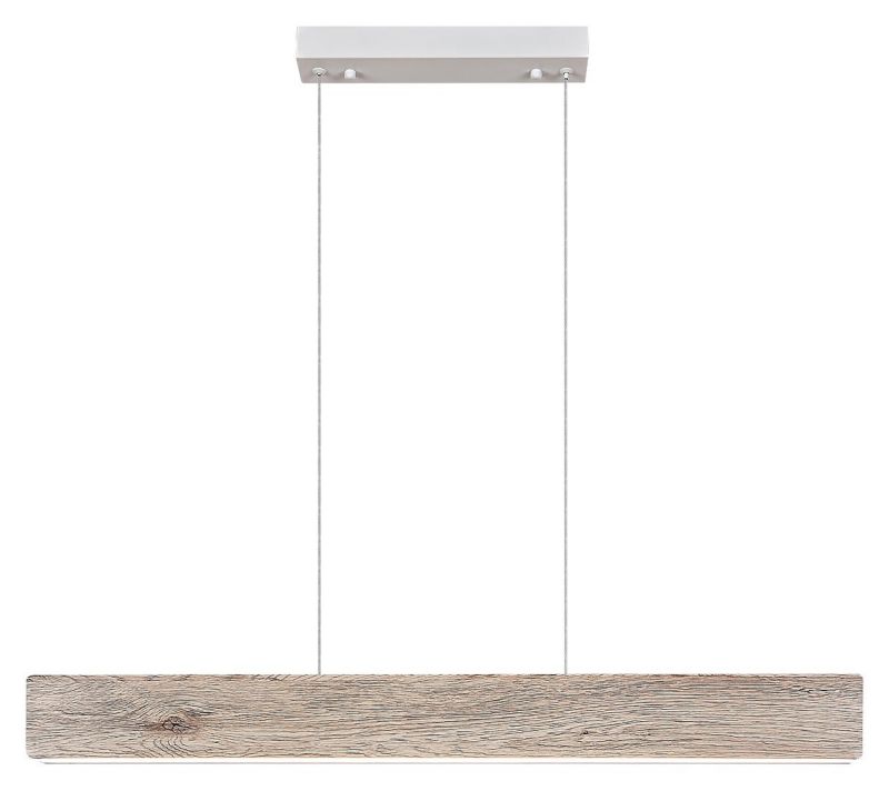 Lampa wisząca Rabalux Cinnamon dąb-biała wym: 120 x 80 x 8 cm wbudowany LED 34W 1 szt.