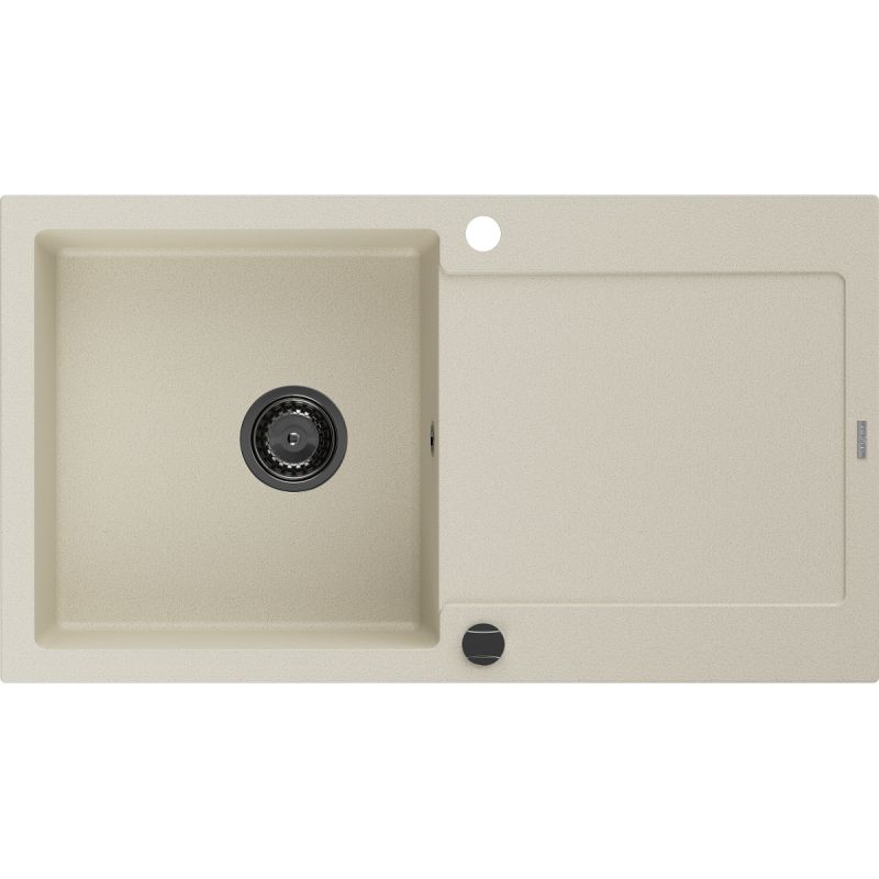 Zlewozmywak wpuszczany Mexen Leo 1-komorowy beżowy 900x500 mm - 6501901010-69-G 1 szt.