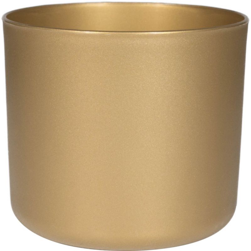 Doniczka upcyklingowa złota 12 cm