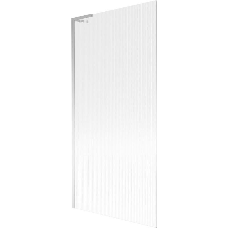 Parawan nawannowy 1-skrzydłowy Mexen Next L chrom prążki 90 x 150 cm 1 szt.